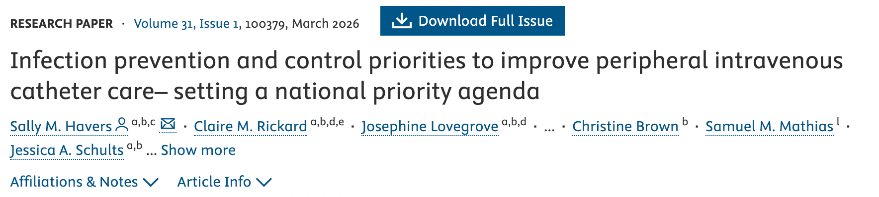 Fixing PIVC Care in Australia: What Infection Prevention Teams Say Must Change Next Fixing PIVC Care in Australia: What Infection Prevention Teams Say Must Change Next